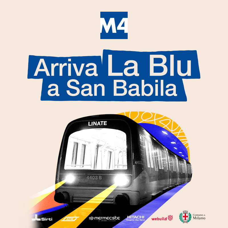 From Linate City Airport to the heart of Milan in 14 minutes with the automated metro line M4