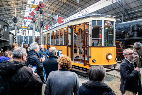 Atm’s iconic Carrelli tram becomes part of the collections of the National Museum of Science and Technology 
